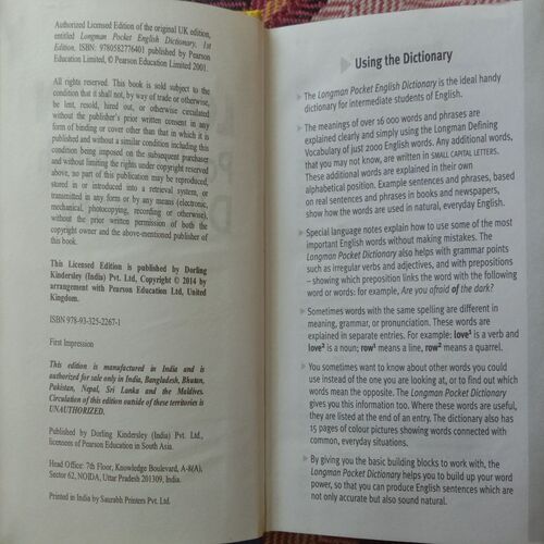 Longman Pocket English Dictoinary