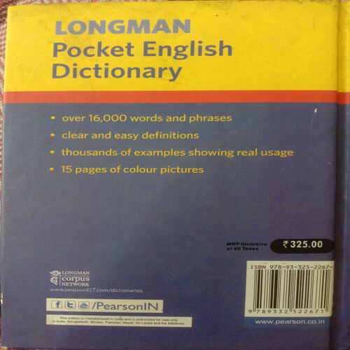 Longman Pocket English Dictoinary