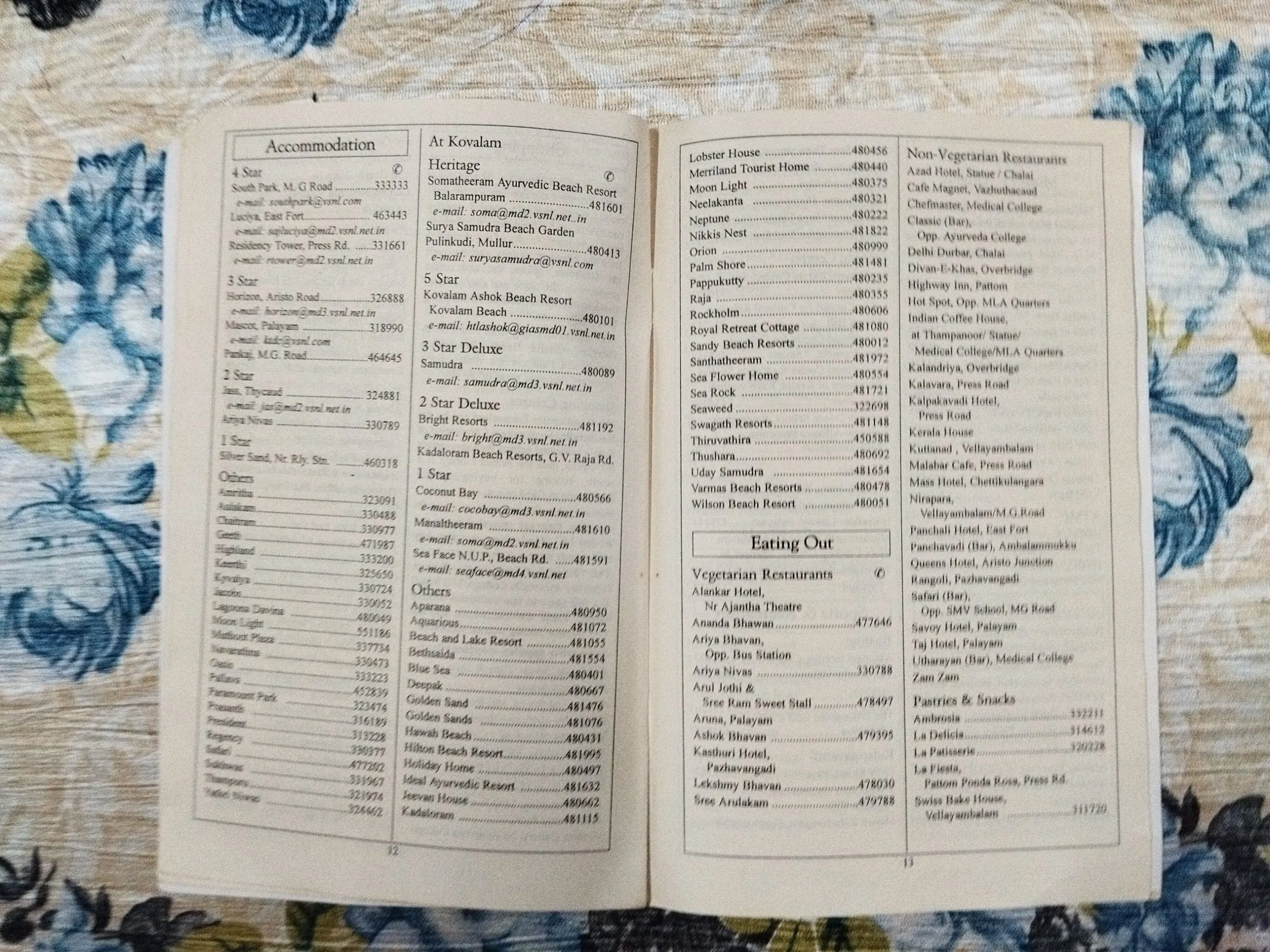 Tourist Guide & Map Of Thiruvananthapuram .