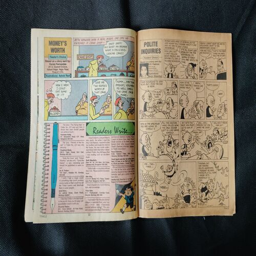TINKLE (NO-237) (PAGE NO-11 TO 22 LITTLE CUT DOWN CORNER SIDE AND STORY IMPACT)