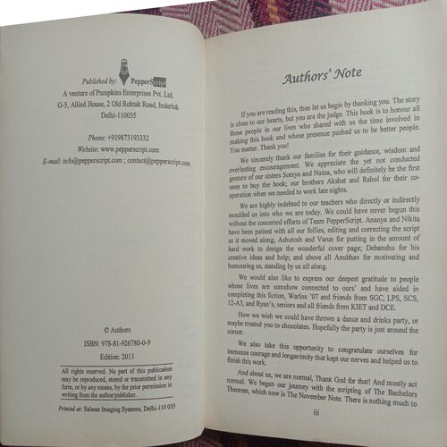 The November Note (By Sanchit-Prateek)