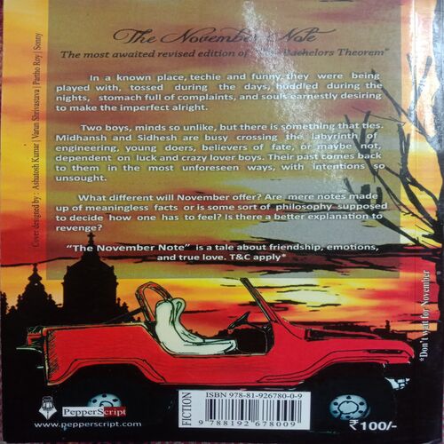 The November Note (By Sanchit-Prateek)
