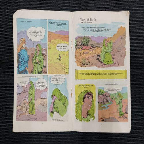 THE STORY OF ABRAHAM (FRONT COVER UPPER SIDE LITTLE CUT)