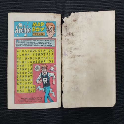 JUGHEAD WITH ARCHIE (NO-116) (FRONT COVER AND BACK COVER UPPER SIDE LITTLE CUT)