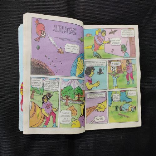 PRAN'S CHACHA  CHAUDHARY -237 (LAST PAGE HALF CUT AND STORY IMPACT)