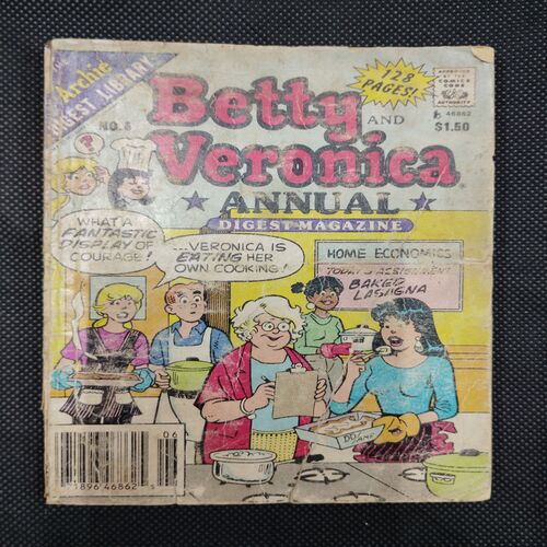 BETTY AND VERONICA (NO-6) (LAST PAGE DOWN SIDE LITTLE CUT)