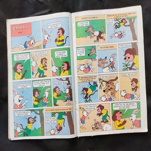 Champak ( August 1st 2018 ) Few pages damaged and missing cover damage also .