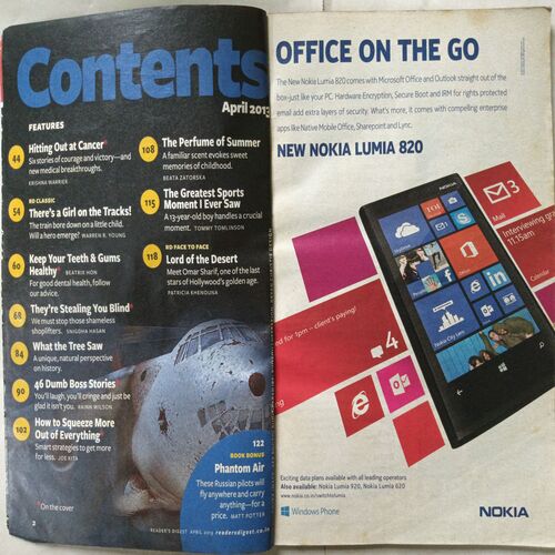 Reader’s Digest ( April 2013 )