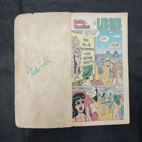 BETTY AND VERONICA (NO-6) (LAST PAGE DOWN SIDE LITTLE CUT)