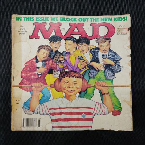 MAD  (NO-301 MARCH -1991) (FRONT COVER RIGHT SIDE LITTLE CUT)