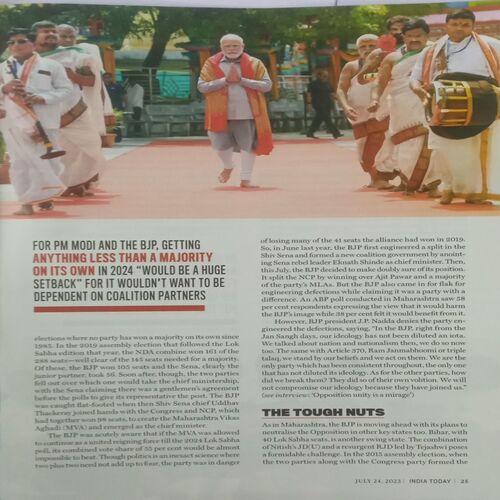 India Today. Edition:- (July 24 , 2023).