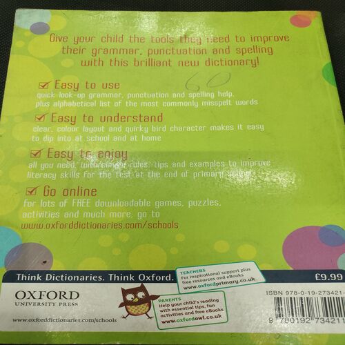 Oxford Primary Grammar , Punctuation and Spellinng Dictionary .