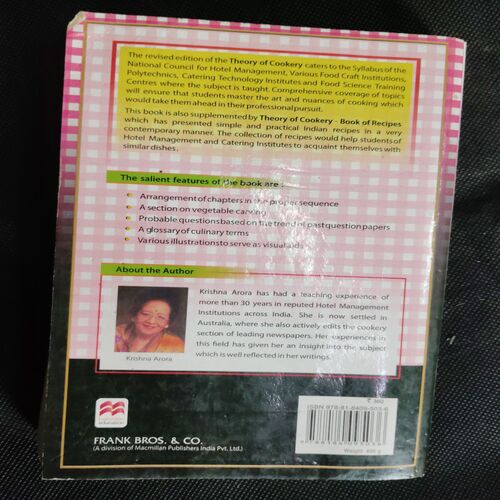 Theory  Cookery ( Krishna Arora )