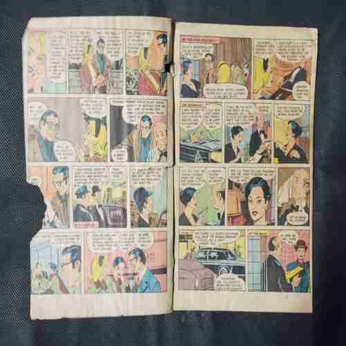 THE MISSING DORIAN DIAMOND (FIRST PAGE RIGHT SIDE LITTLE CUT AND STORY IMPACT OR COVER LESS)