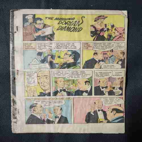 THE MISSING DORIAN DIAMOND (FIRST PAGE RIGHT SIDE LITTLE CUT AND STORY IMPACT OR COVER LESS)