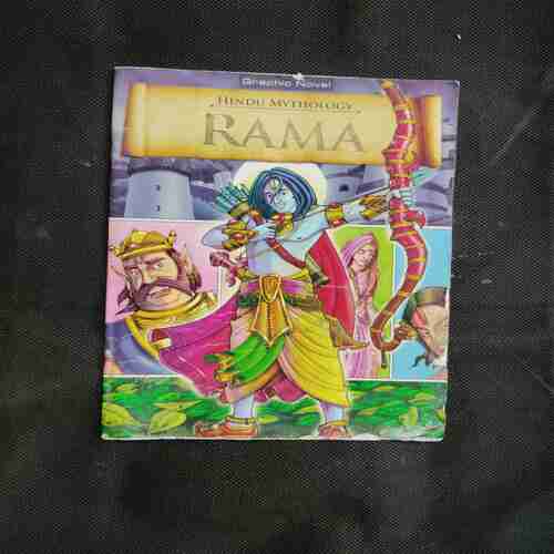 RAMA ( Hindu Mythology ) Approx all pages are sticked togather .