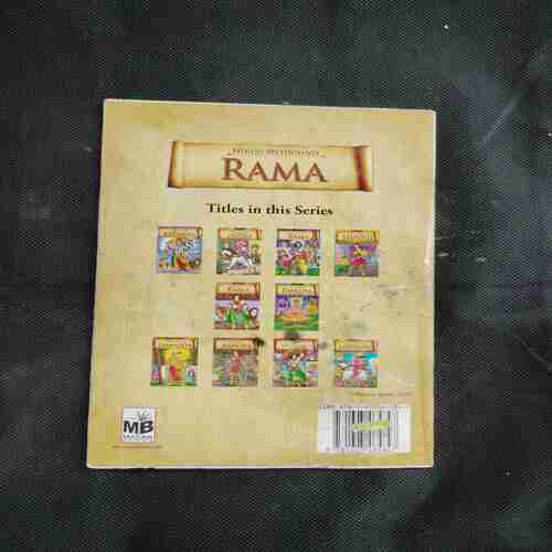 RAMA ( Hindu Mythology ) Approx all pages are sticked togather .