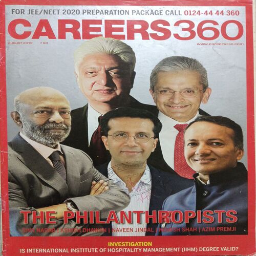 Careers360 ( August 2019 )