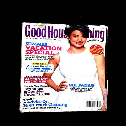 Good Housekeeping (April 2012) Few Pages damage and story cut out .