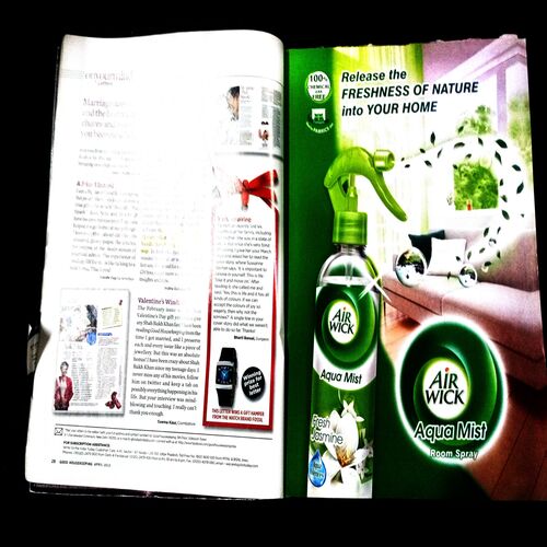 Good Housekeeping (April 2012) Few Pages damage and story cut out .