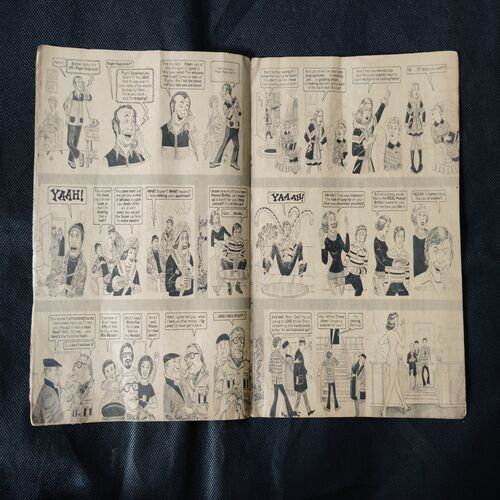 MAD (NO-206 APRIL-1976) (BACK COVER UPPER SIDE LITTLE CUT)