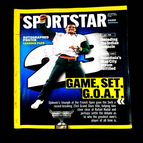 Sportstar ( 8 July 2023 ) Poster Missing .