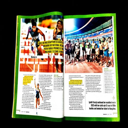 Sportstar ( 8 July 2023 ) Poster Missing .
