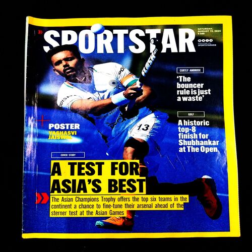 Sportstar ( 19 August 2023 ) Poster missing .