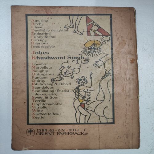 Khushwant Singh's Joke Book .