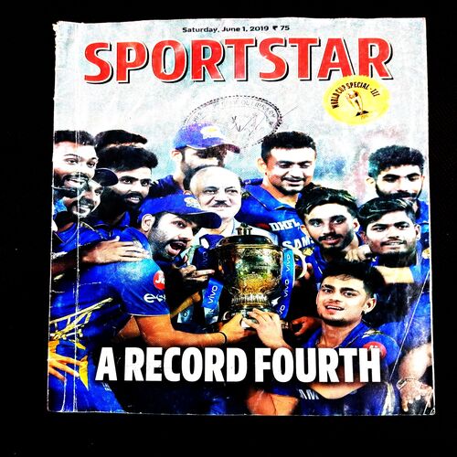 Sportstar ( 1 June 2019 ) Poster missing .