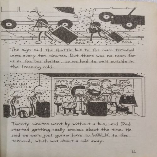 Diary Of A Wimpy Kid : The Getaway (By Jeff Kinney)(Page 1-2 Missing)