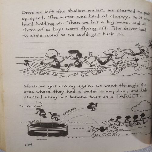 Diary Of A Wimpy Kid : The Getaway (By Jeff Kinney)(Page 1-2 Missing)