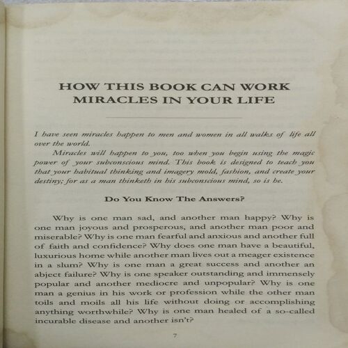 The Power Of Your Subconcious Mind