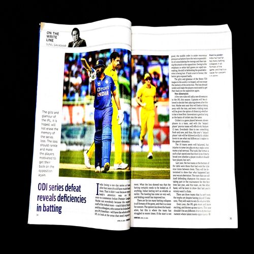 Sportstar ( 15 April 2023 ) .