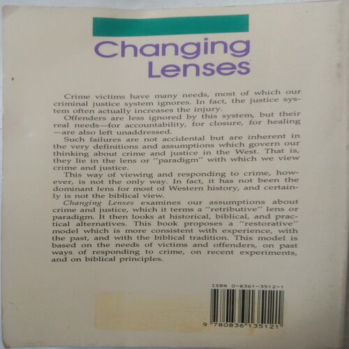 Changing Lenses (By Howard Zehr)