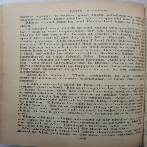 Sense And Sensibility (By Jane Austen)