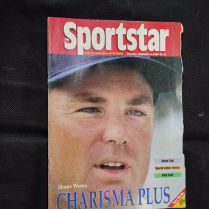 Sportstar (Sept - 4th - 1999 ) There are termites on the edges of the book but the story is not damaged.