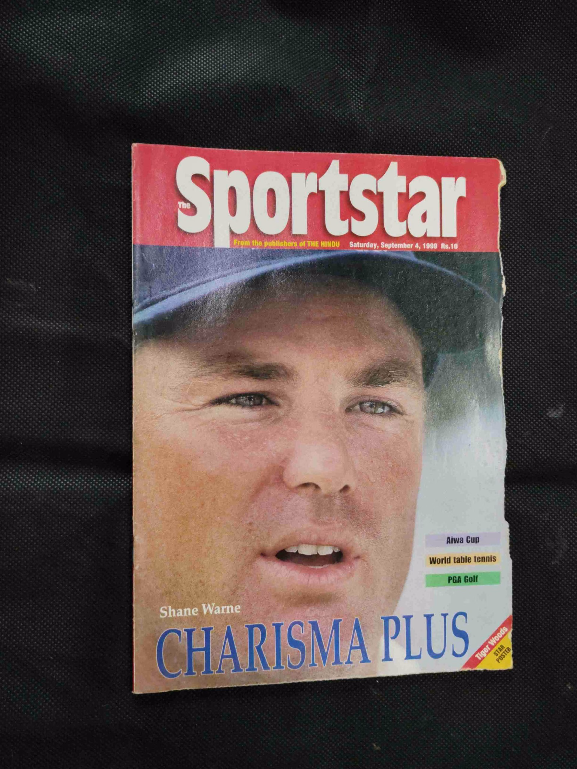 Sportstar (Sept - 4th - 1999 ) There are termites on the edges of the book but the story is not damaged.