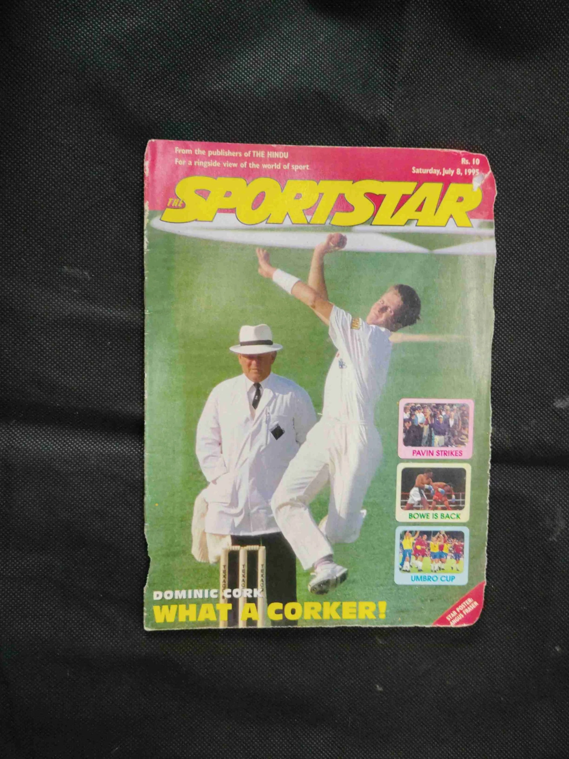 Sportstar ( July  8th 1995 ) There are termites on the edges of the book but the story is not damaged.