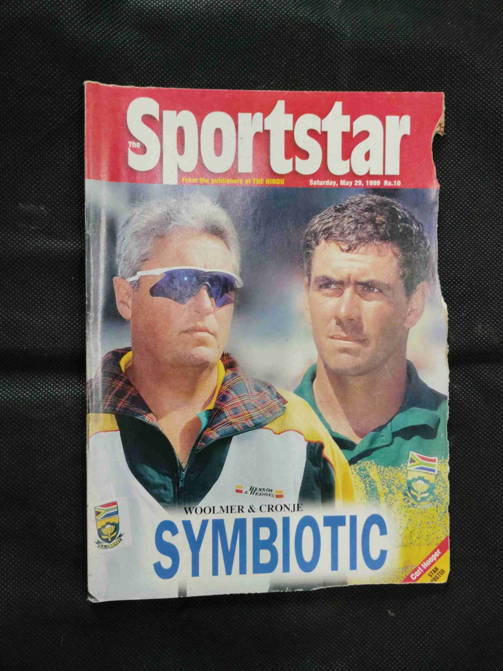 Sportstar ( May 29th 1999 ) There are termites on the edges of the book but the story is not damaged.