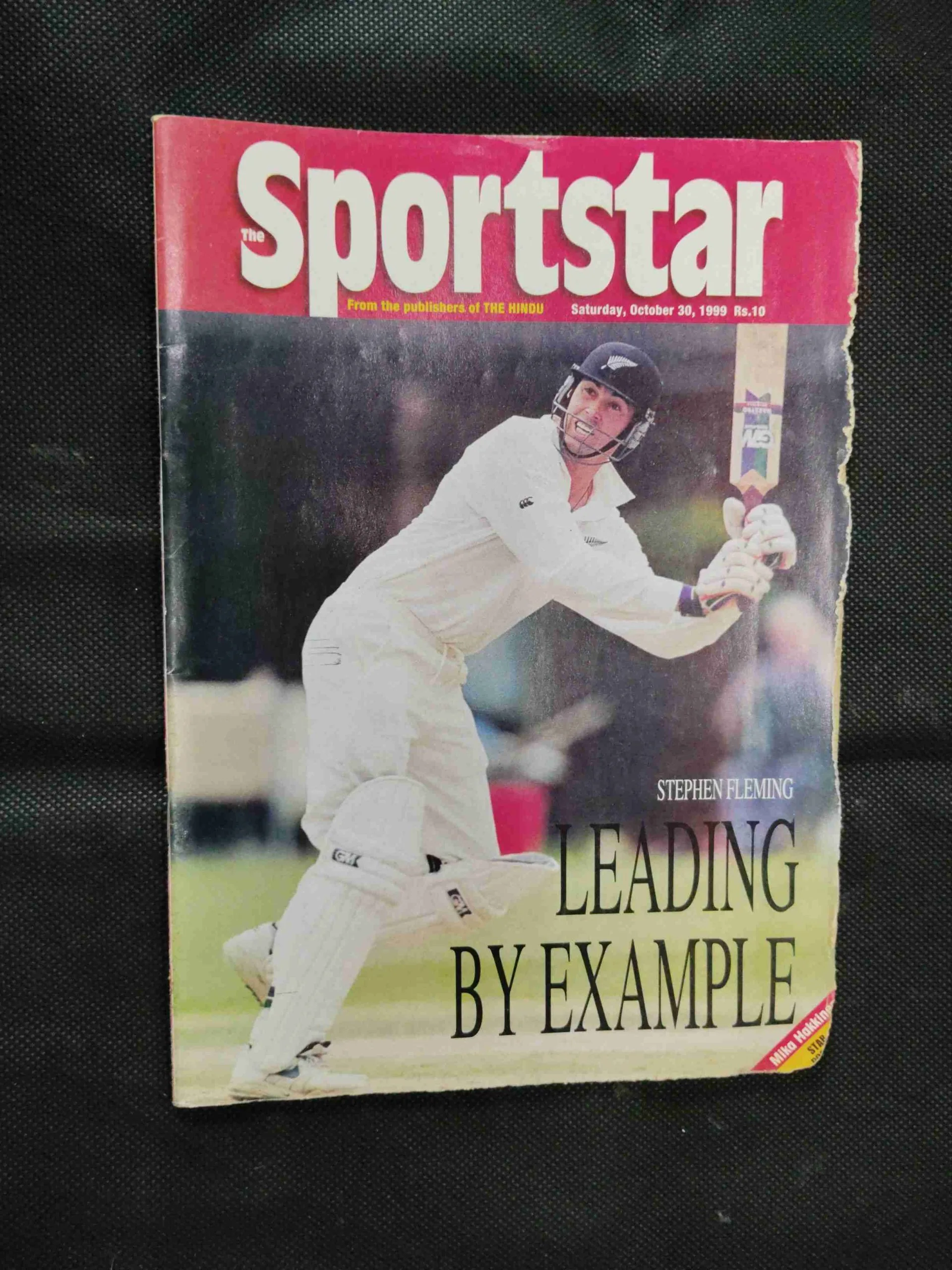 Sportstar ( October 30h 1999 ) There are termites on the edges of the book but the story is not damaged.