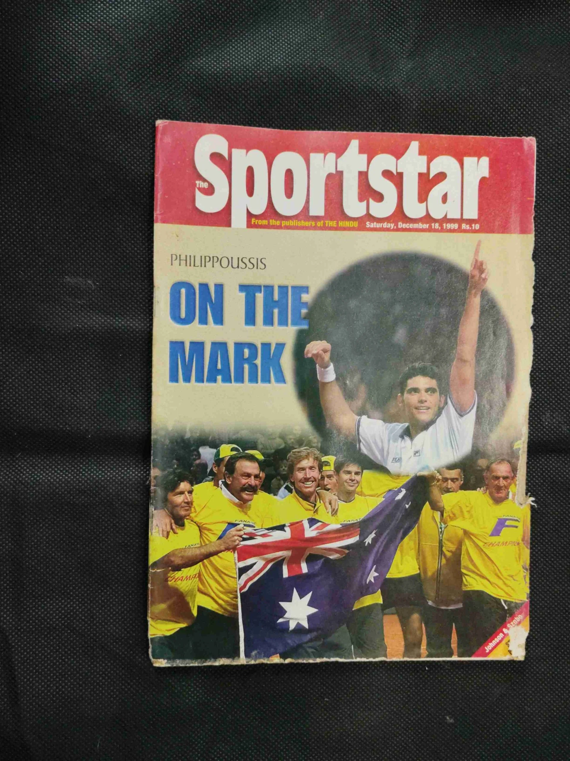 Sportstar ( December 18th 1999 ) There are termites on the edges of the book but the story is not damaged.