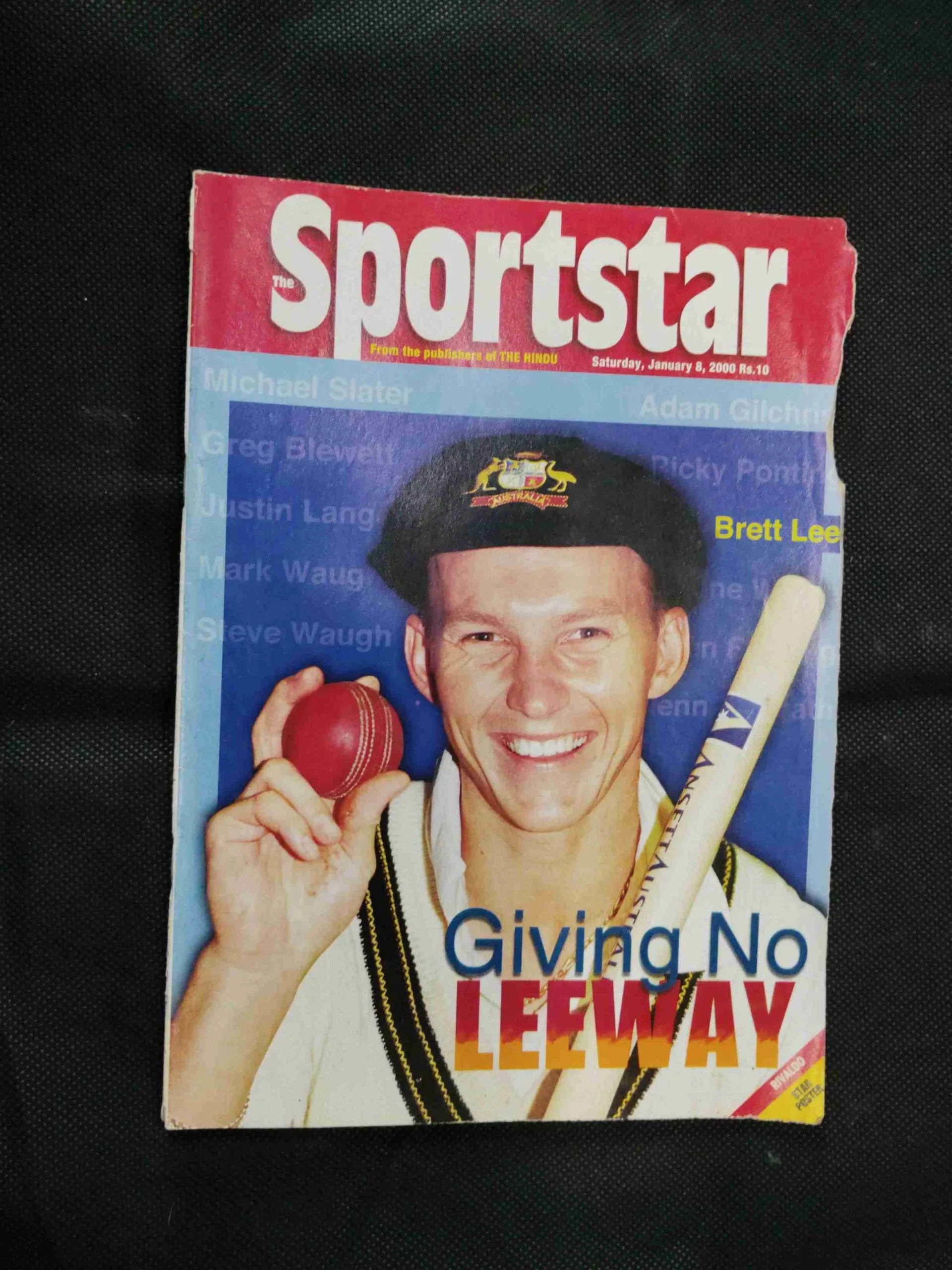 Sportstar ( Junuary 8th 2000 ) There are termites on the edges of the book but the story is not damaged.