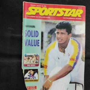 Sportstar ( Junuary 10th 1998 ) There are termites on the edges of the book but the story is not damaged.