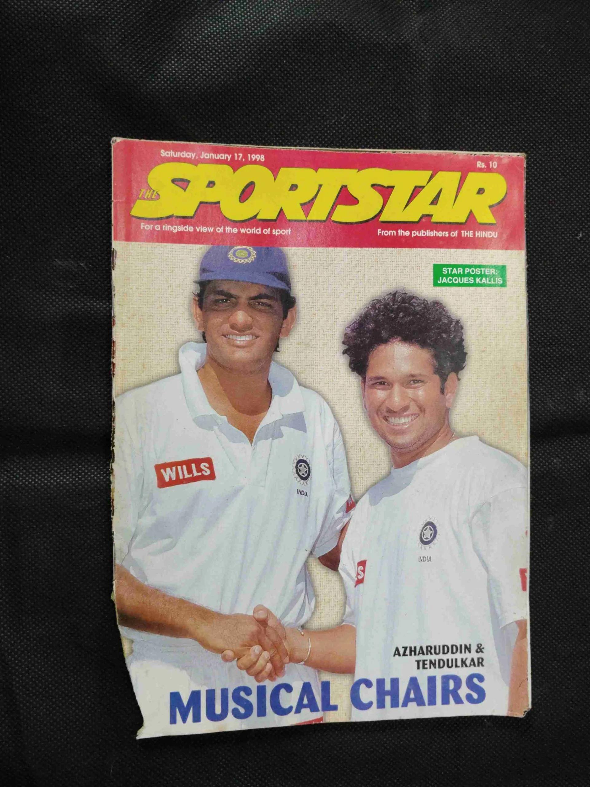 Sportstar ( January 17th 1998 ) There are termites on the edges of the book but the story is not damaged.