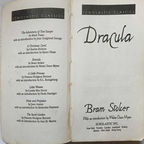 Dracula ( By Bram Stoker )