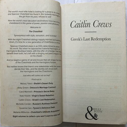 Caitlin Crews ( By Mill And Boons )