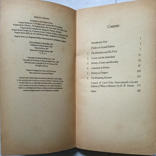 What Is History ( By E.h. Carr )
