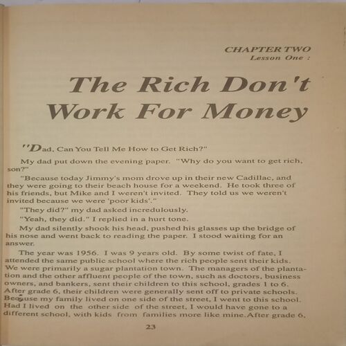 Rich Dad Poor Dad. (By Robert T. Kiyosaki).