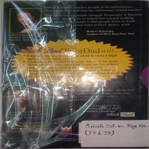 Rich Dad Poor Dad. (By Robert T. Kiyosaki).